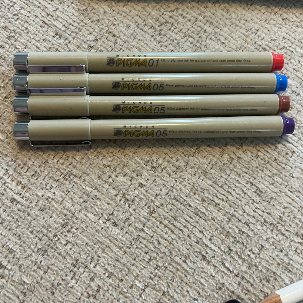 Creative Memories Scrapbooking Lot‎ Sakura Pigma Micron Pens Edgers Lot